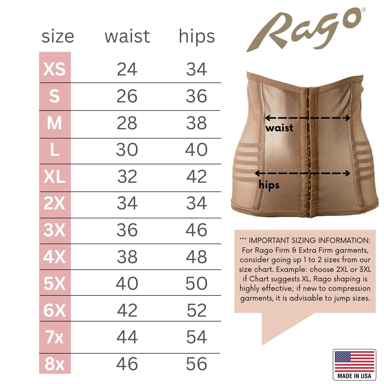 Shapette Powermesh Satin Panel Waist Cincher | Style 821 - Image 6